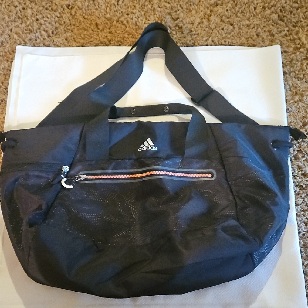 Adidas Black Duffel Bag NWOT